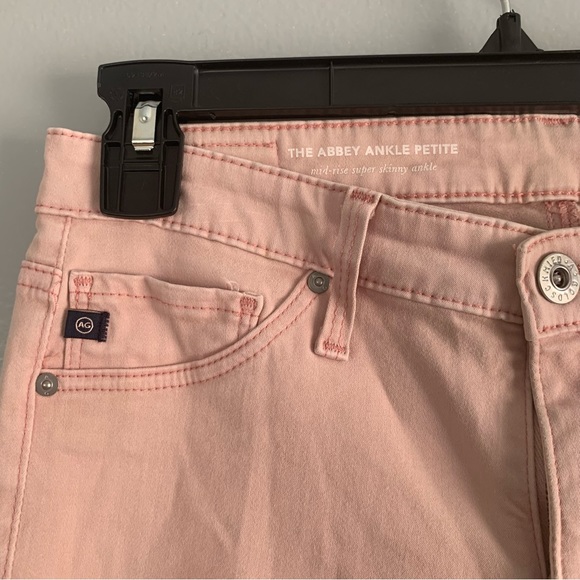 Anthropologie AG The Abbey Sateen MidRise Skinny Ankle Jeans Adriano Goldschmied - Picture 10 of 11